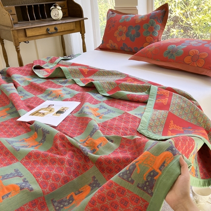 91家纺网 家纺一手货源 找家纺 （总）七七家纺 2025新款新疆长绒棉盖毯