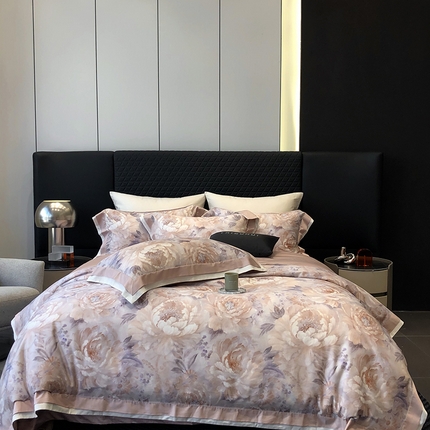 91家纺网 家纺一手货源 找家纺 （总）太古汇家居 2025新款秋冬长绒棉数码印花系列四件套