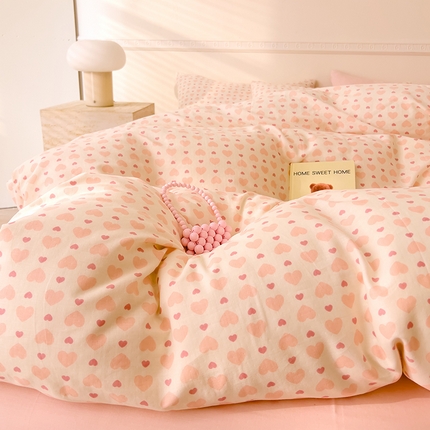 DoDo 兜兜 2025新款全棉双层纱印花单被套（可定做尺寸） 小确幸