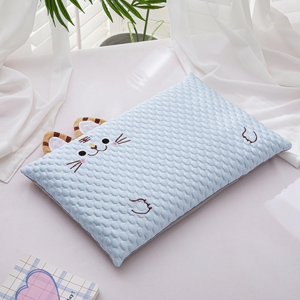 91家纺网 家纺一手货源 找家纺 （总）仁宇枕业 2025新款新品0-6-12婴幼儿枕头冰爽凉豆豆虎头荞麦枕儿童学生枕头