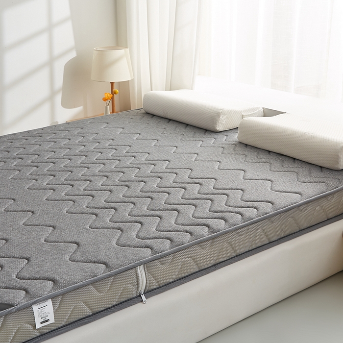 91家纺网 家纺一手货源 找家纺 艺博床垫 2025新款25d立体海绵床垫 曲线灰