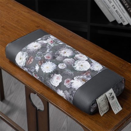 91家纺网 家纺一手货源 找家纺 （总）仁宇枕业 2025新款新品高端奢华全棉贡缎牡丹花开系列全荞麦枕头枕芯