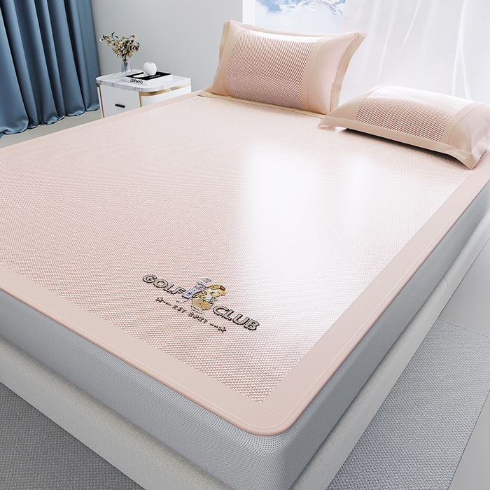 91家纺网 家纺一手货源 找家纺 （总）阿牛席业 2025新款凉感PE冰藤凉席系列-纯逸