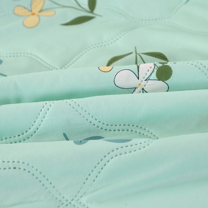 91家纺网 家纺一手货源 找家纺 诗雅纺织 2025新款亲肤柔软钻石绒夏被空调被 枝桠