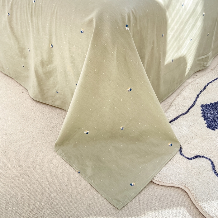 91家纺网 家纺一手货源 找家纺 宜家坊 2025早春新品全棉纯棉喷气13070小清新印花纯棉四件套-风格二 扶摇