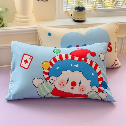 91家纺网 家纺一手货源 找家纺 （总）尤米 【提供买家秀】2025新款水洗棉大版卡通毛巾绣套件系列-单枕套