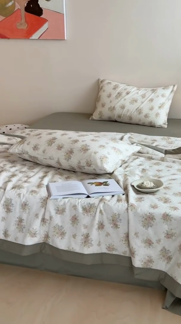 91家纺网 家纺一手货源 找家纺 大彩家居 2025新款全棉有氧水洗纱布夏被夏凉被 花溪