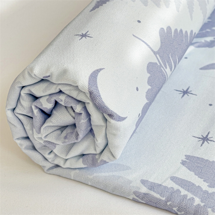 91家纺网 家纺一手货源 找家纺 名兮家居2025新款卡通简约时尚全棉老粗布床单 枫叶情