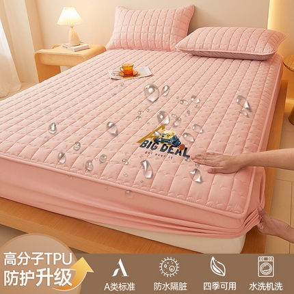 91家纺网 家纺一手货源 找家纺 （总）老帅的工厂店 2025新款A类小熊夹棉防水床笠（有买家秀）