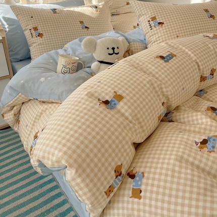 瑞莱 2025全新纯棉印花萌趣系列四件套（第二批） 俏皮狗