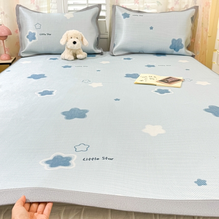 川悦生活 2025新款数码印花冰藤席 星之语