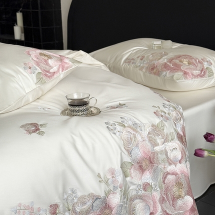 （总）鹿班家居 2025春夏款100S长绒棉精密刺绣-甜郁季风【标准会员-20元】