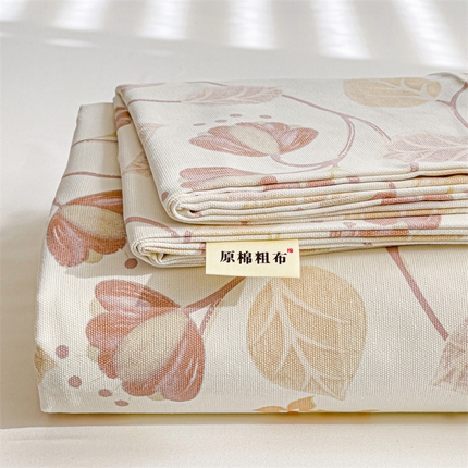 91家纺网 家纺一手货源 找家纺 （总）名兮家居2025新款卡通简约时尚全棉老粗布床单
