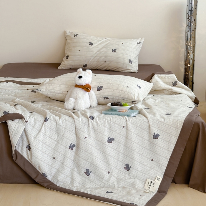 91家纺网 家纺一手货源 找家纺 （总）大彩家居 2025新款60S全棉有氧水洗纱布夏被夏凉被被子被芯空调被