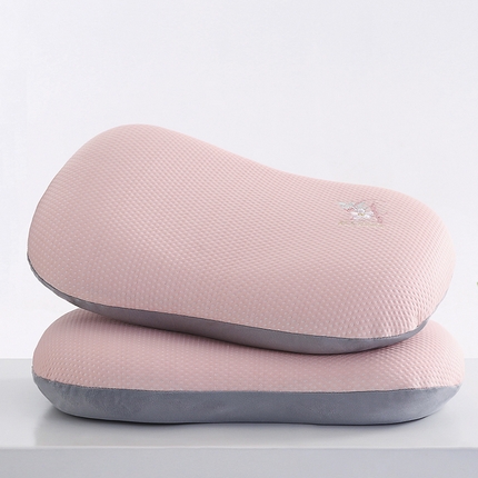 小牛席业 2025新款猫肚记忆夏凉枕 粉色 大号35*55cm（含枕芯）