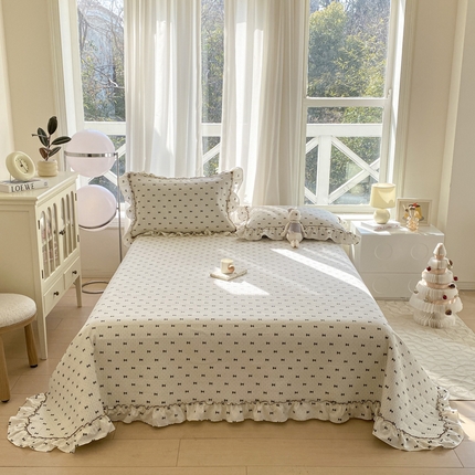 91家纺网 家纺一手货源 找家纺 （总）尊妙被业 2025新款针织棉床盖三件套