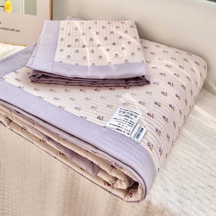 91家纺网 家纺一手货源 找家纺 尊妙被业 （总）2025春夏新款全棉纯棉印花床盖三件套