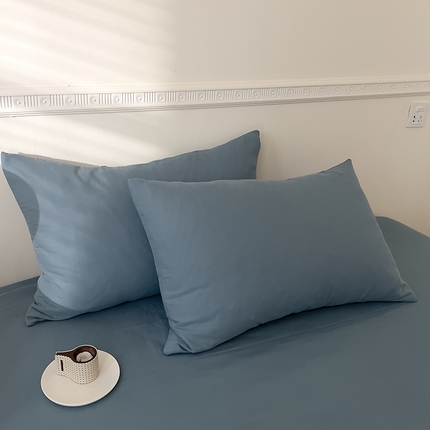 91家纺网 家纺一手货源 找家纺 （总）DoDo 兜兜 2025新款全棉双层纱印花单枕套（可定做尺寸）