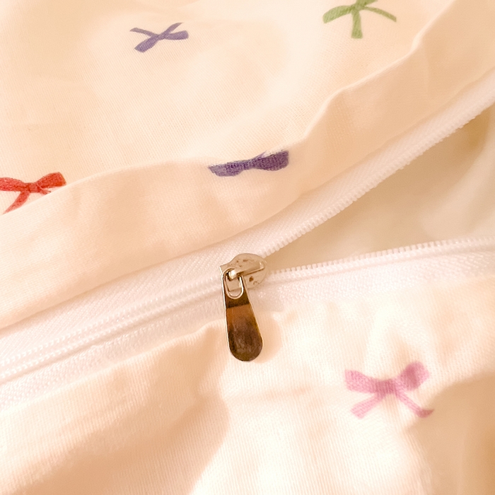 91家纺网 家纺一手货源 找家纺 DoDo 兜兜 2025新款全棉双层纱印花单被套（可定做尺寸） 彩蝶