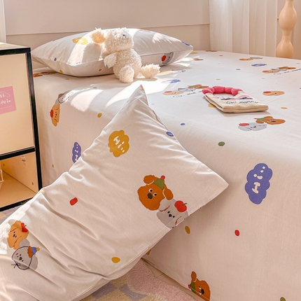 91家纺网 家纺一手货源 找家纺 （总）吉象家纺 2025新款高支密全棉印花单品系列-单床单