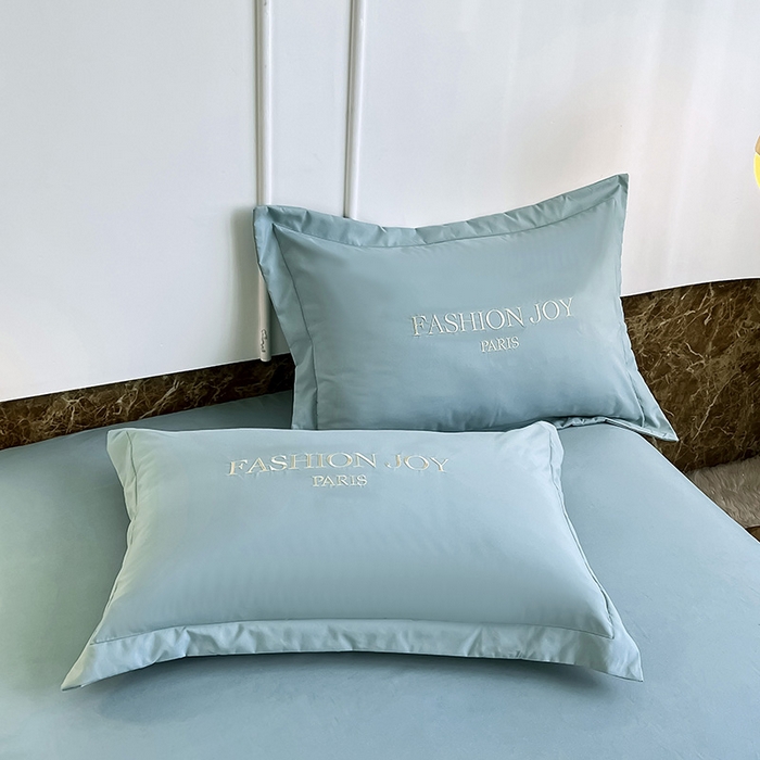 91家纺网 家纺一手货源 找家纺 （总）梵克保罗 2025新款直播热卖长绒棉刺绣花边四件套-繁星系列