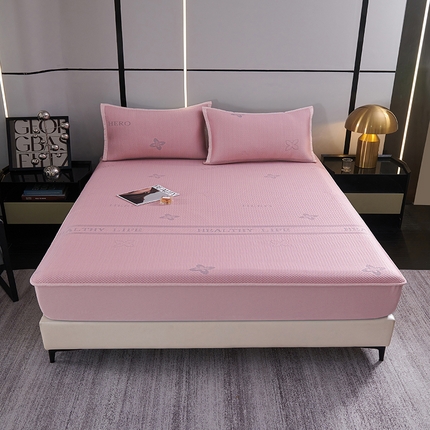 91家纺网 家纺一手货源 找家纺 （总）青雅席业 2025年新款7A抗菌母婴级纯乙纶PE刺绣凉感丝床笠款