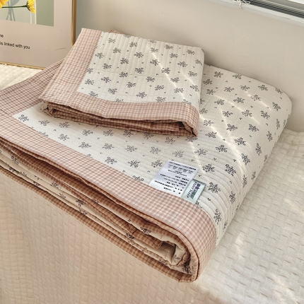 91家纺网 家纺一手货源 找家纺 尊妙被业 （总）2025春夏新款全棉纯棉印花床盖三件套