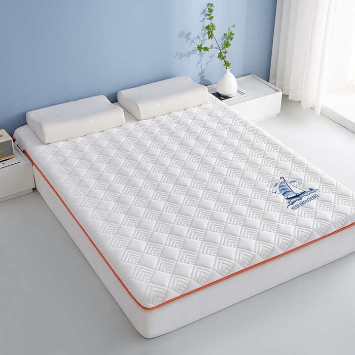 91家纺网 家纺一手货源 找家纺 艺博床垫 2025新款水洗棉成人床垫 白色