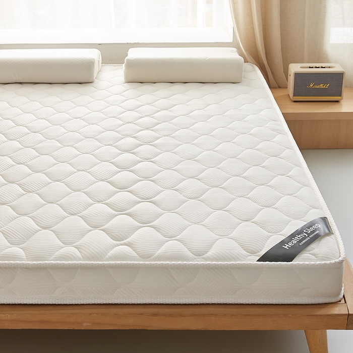 91家纺网 家纺一手货源 找家纺 艺博床垫 2025新款25d立体海绵床垫 格子白