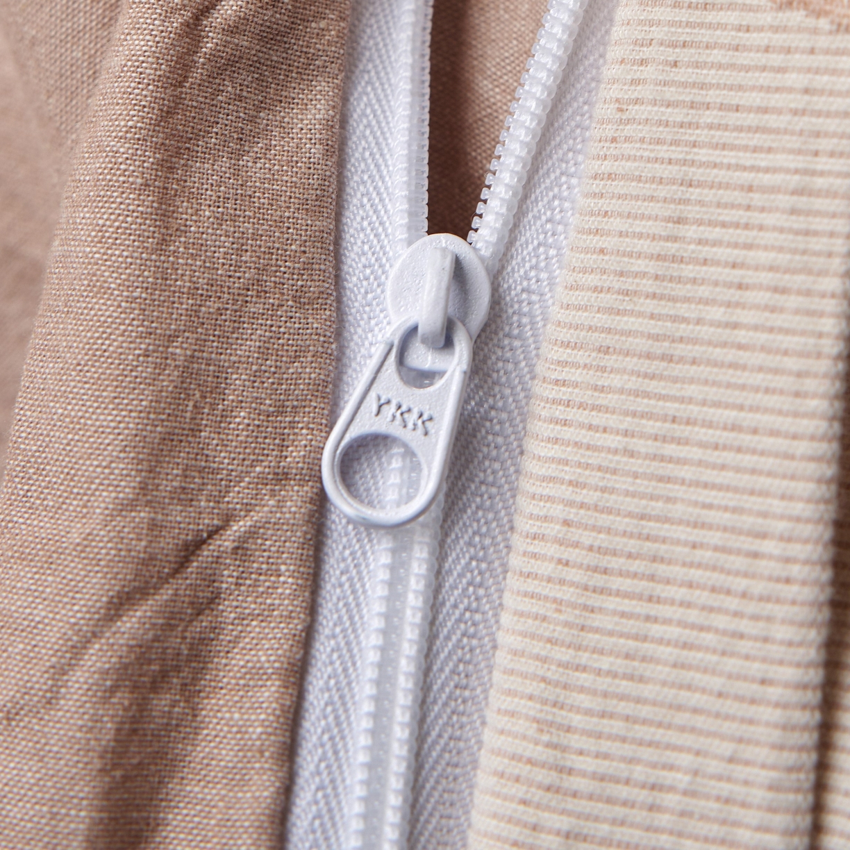 91家纺网 家纺一手货源 找家纺 安莱生活 2025新款60s双层纱色织大提花蝶舞翩翩四件套系列 蝶舞翩翩-卡其