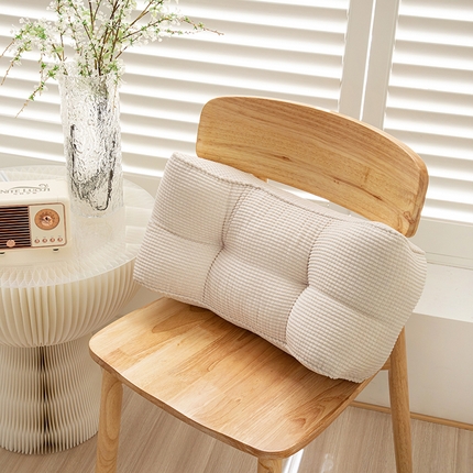 91家纺网 家纺一手货源 找家纺 （总）沐沐家纺 2026新款玉米绒腰靠沙发座椅垫