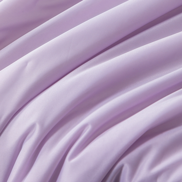 91家纺网 家纺一手货源 找家纺 鑫贝阳 2025春夏新款纯色双拼A类凉感丝夏凉被 梦幻紫