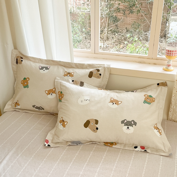 91家纺网 家纺一手货源 找家纺 帕拉美拉 2025新款全棉棉花夏被春秋被四件套哈皮犬-全棉棉花