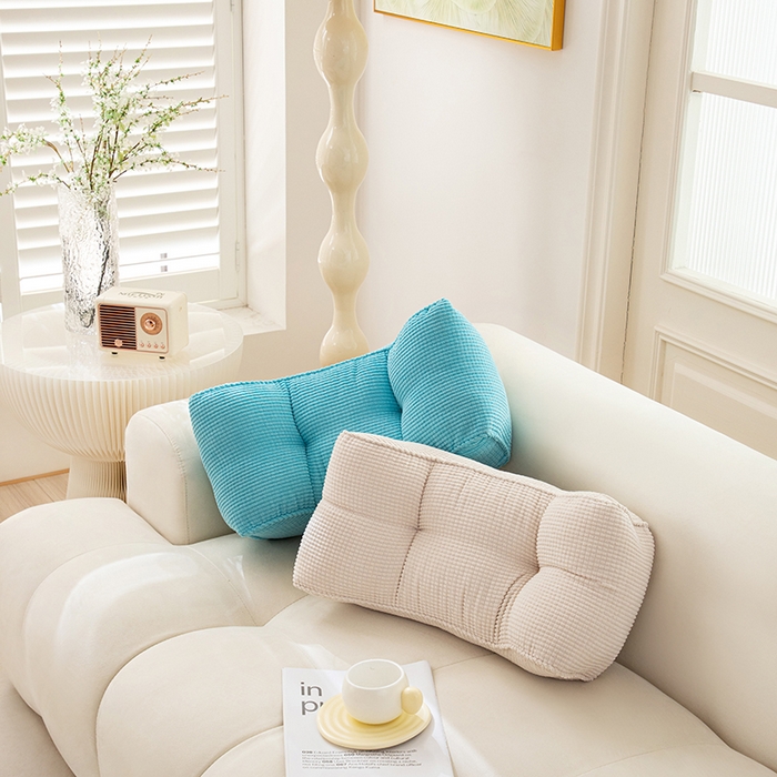 91家纺网 家纺一手货源 找家纺 （总）沐沐家纺 2026新款玉米绒腰靠沙发座椅垫