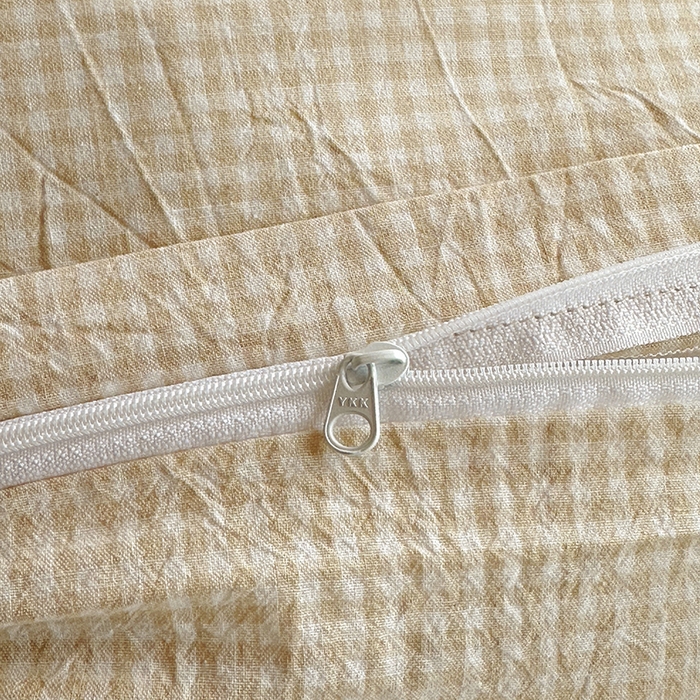 91家纺网 家纺一手货源 找家纺 水洗的故事 2025新款A类色织水洗棉学生三件套 小小格米-