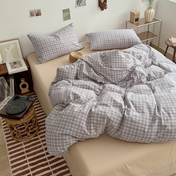 91家纺网 家纺一手货源 找家纺 水洗的故事 2025新款无印良品水洗棉四件套 立春