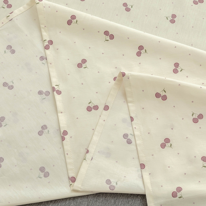 91家纺网 家纺一手货源 找家纺 绫韵 2025春夏新款ins清新卡通碎花全棉13372精梳纯棉单床单系列 迎夏