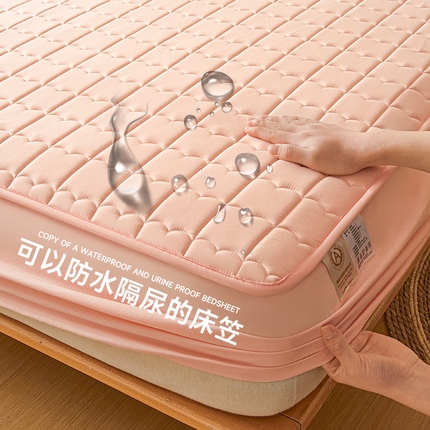 91家纺网 家纺一手货源 找家纺 （总）摩妮卡 2025新款亲肤A类防水夹棉床笠