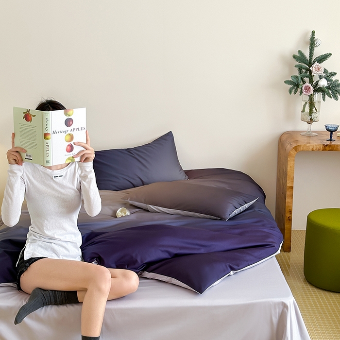 91家纺网 家纺一手货源 找家纺 （总）赫帛 2025新款50支长绒棉四件套-暮光之城