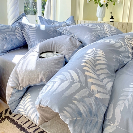 91家纺网 家纺一手货源 找家纺 （总）梧桐树 2025新款100%全棉13372加厚印花四件套