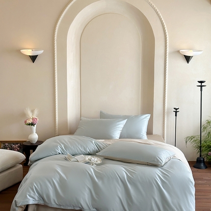 91家纺网 家纺一手货源 找家纺 （总）赫帛 2025新款60支超细旦天丝棉四件套-雅奢