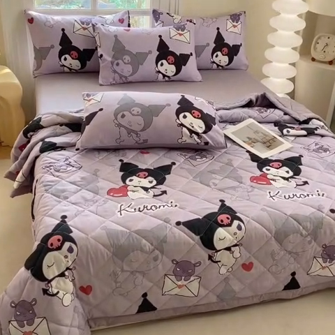 91家纺网 家纺一手货源 找家纺 （总）一电 2025新款卡通可爱磨毛春夏新品夏凉被子家纺床品儿童幼儿园