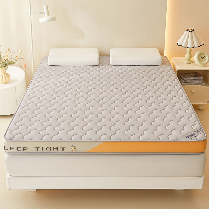 91家纺网 家纺一手货源 找家纺 薇梦蚊帐 2025新款牛奶丝乳胶床垫 三角格黑