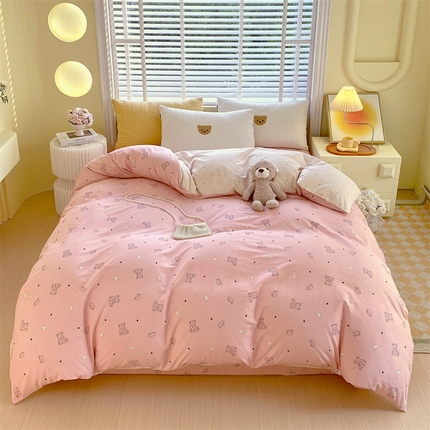 91家纺网 家纺一手货源 找家纺 （总）宝齐莱家纺 2025新款13372全棉印花单品-被套