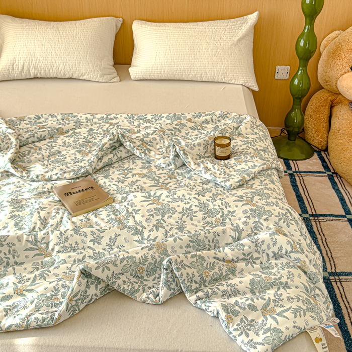 91家纺网 家纺一手货源 找家纺 品乐家纺 2025新款A类针织棉大豆被夏被夏凉被空调被学生被子 初夏