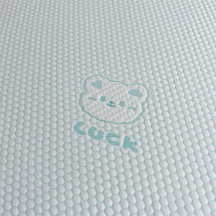 91家纺网 家纺一手货源 找家纺 喜居 2025新款LUCK小冰熊冰豆豆凉席 LUCK小冰熊-蓝