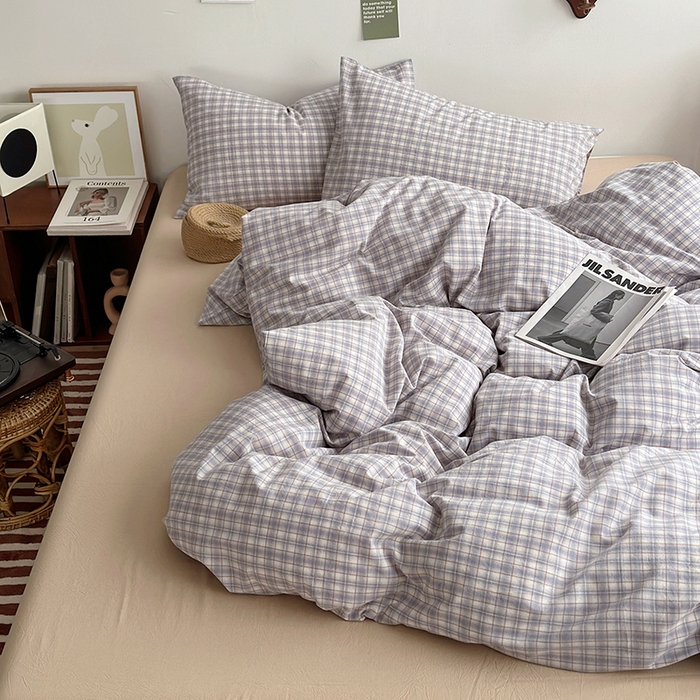 91家纺网 家纺一手货源 找家纺 水洗的故事 2025新款无印良品水洗棉四件套 立春