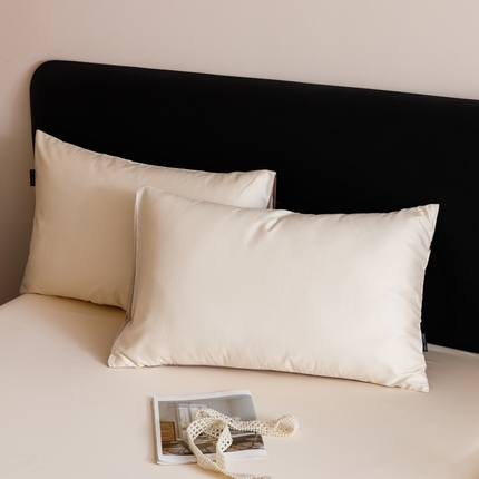 91家纺网 家纺一手货源 找家纺 （总）寐绸家纺 2025新款纯棉60支长绒棉系列单枕套（拍法二）