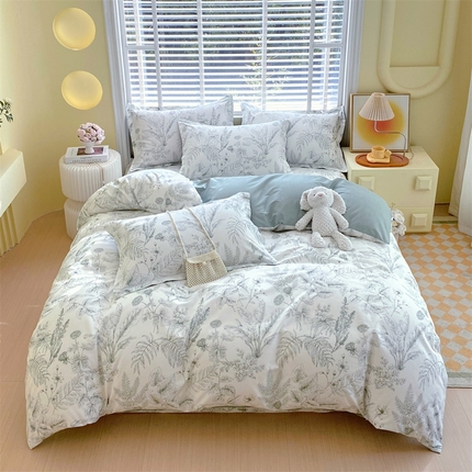 91家纺网 家纺一手货源 找家纺 （总）宝齐莱家纺 2025新款13372全棉印花四件套