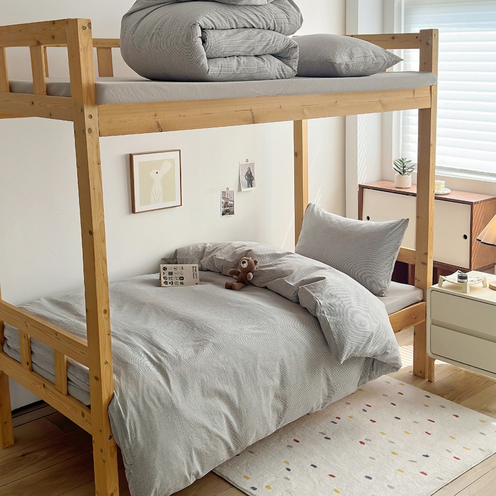 91家纺网 家纺一手货源 找家纺 （总）水洗的故事 2025新款A类色织水洗棉学生三件套